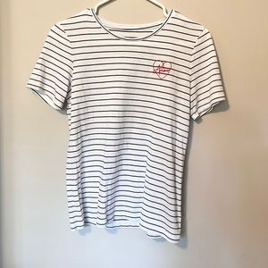 Banana Republic Amore Striped T Shirt